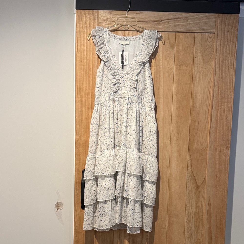 Pinch Floral Ruffle Dress